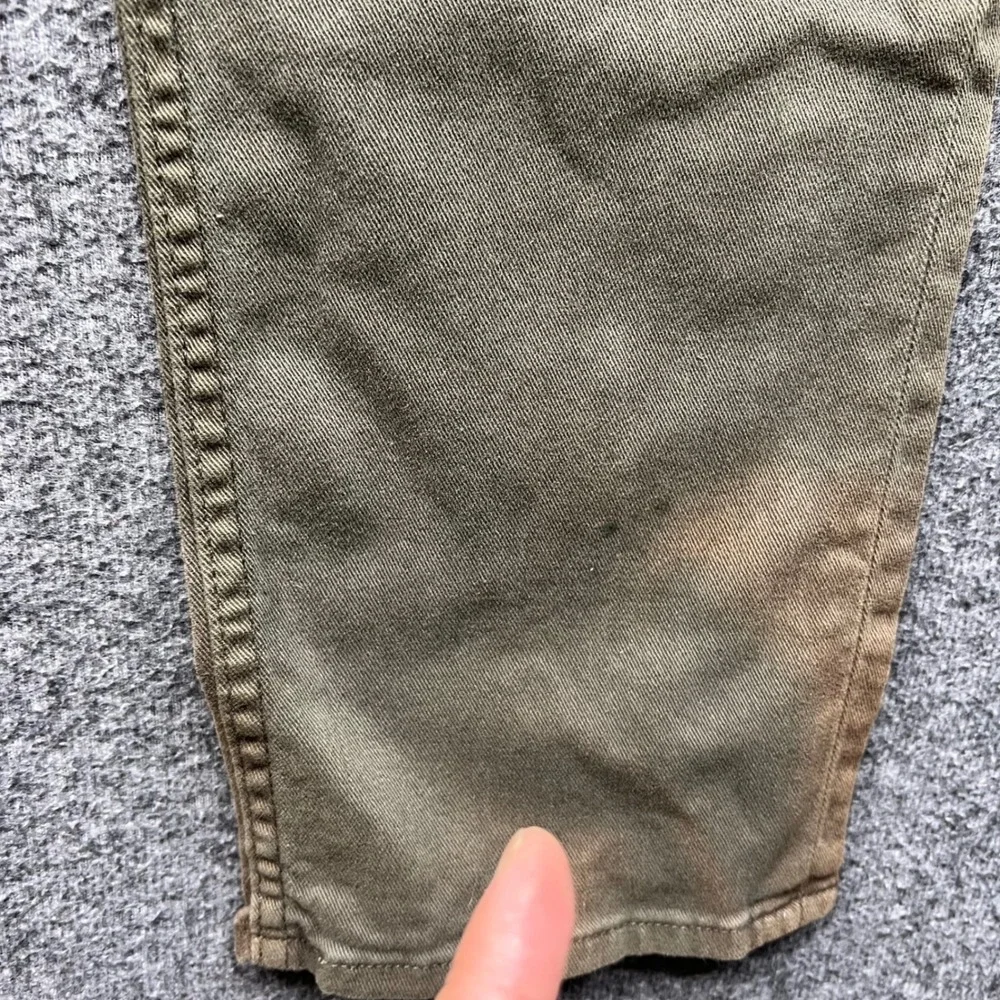 Hudson Pants Mens 31 Olive Green Fits 31x33 Blake Slim Ares M275DLE Button Fly‎